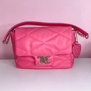 Juicy Couture Brighter Than A Diamond Crossbody Pink Lemonade.